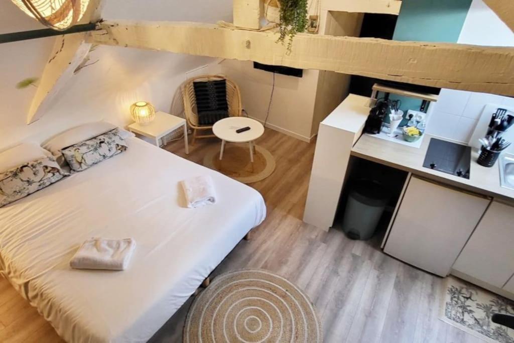 La Cabane - Petit Studio Mansarde - Plage 50M - Rue Gratuite Saint-Malo Bagian luar foto